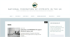 Desktop Screenshot of cypriotfederation.org.uk