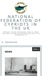 Mobile Screenshot of cypriotfederation.org.uk